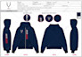 create professional hoodie techpack design for manufacturing